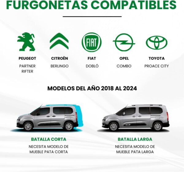 Mueble Con Cama K9 Corta - Imagen 6