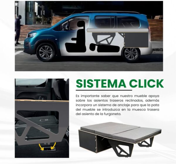 Mueble Con Cama K9 Corta - Imagen 5