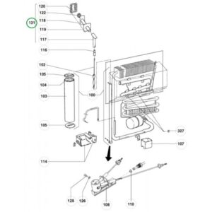 Salida Gases 120mm RM 4211-8400