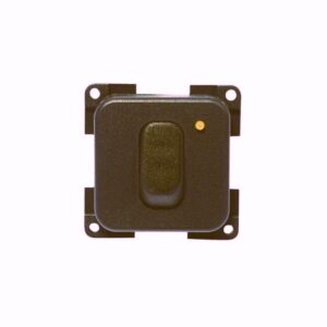 Interruptor 12V+Led Marron