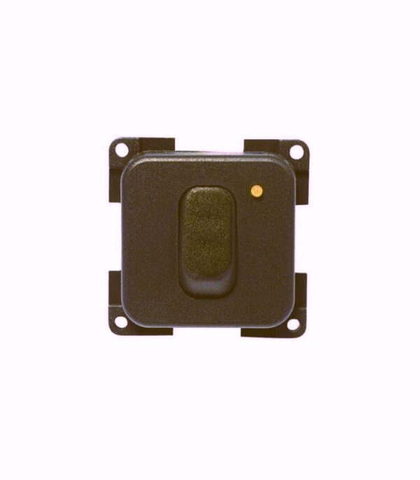 Interruptor 12V+Led Marron