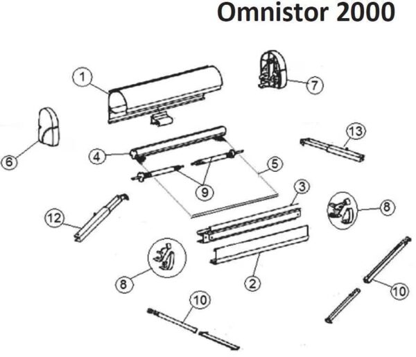 Tapa Izquierda Omnistor Thule 2000 - Imagen 3