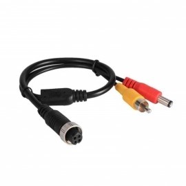4 Pin Aviador Macho A Rca