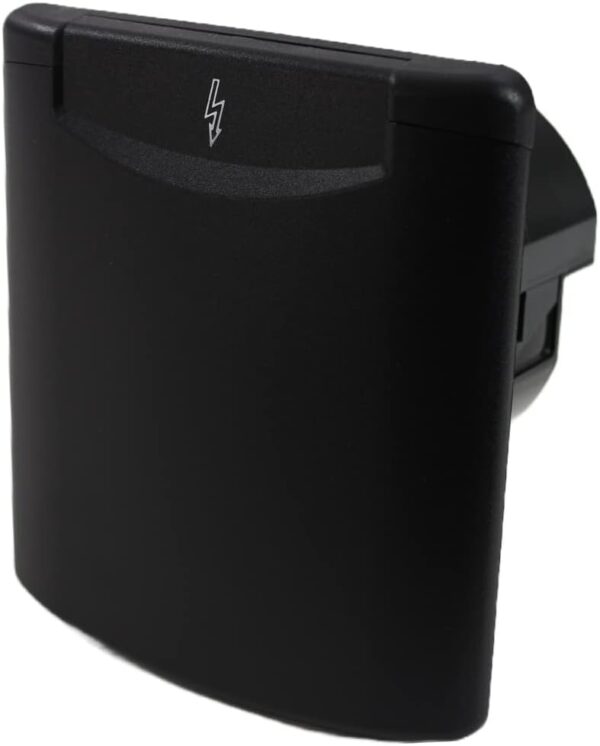 Toma Ext. 220V Cuadr. Magnetic Negro - Imagen 4