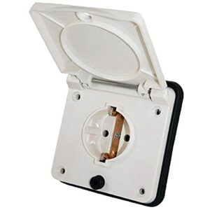 Toma Exterior Cuadrada 220V Schuko H S/Fus.
