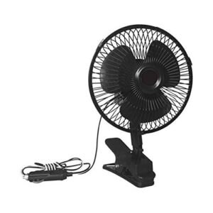 Ventilador Oscilante 12V Negro