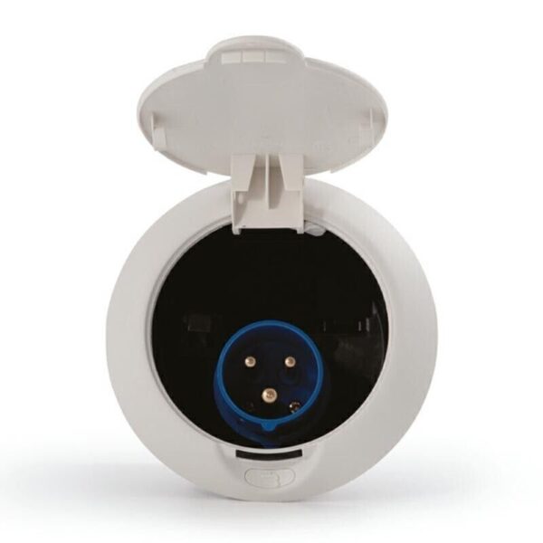 Toma Exterior 230V Orus Blanca