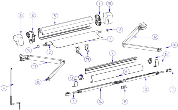 Buje Rodillo Thule 5102