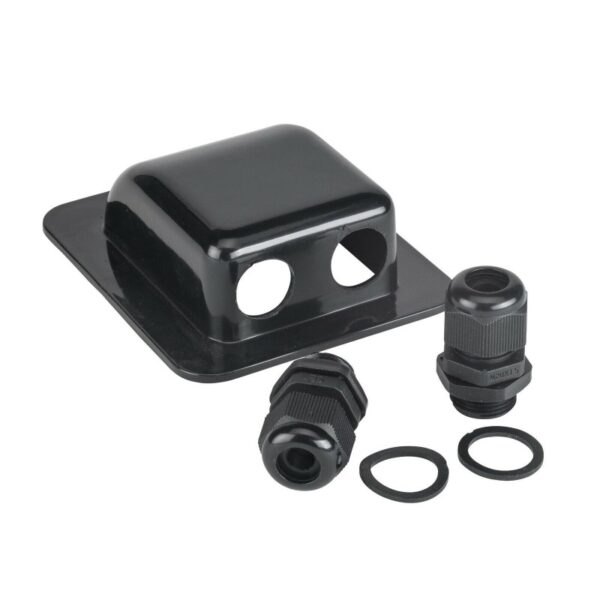 Cruza Cascos Placa Solar Doble Negro - Imagen 4
