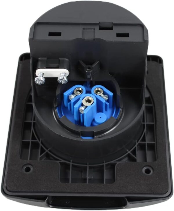 Toma Ext. 220V Cuadr. Magnetic Negro - Imagen 5