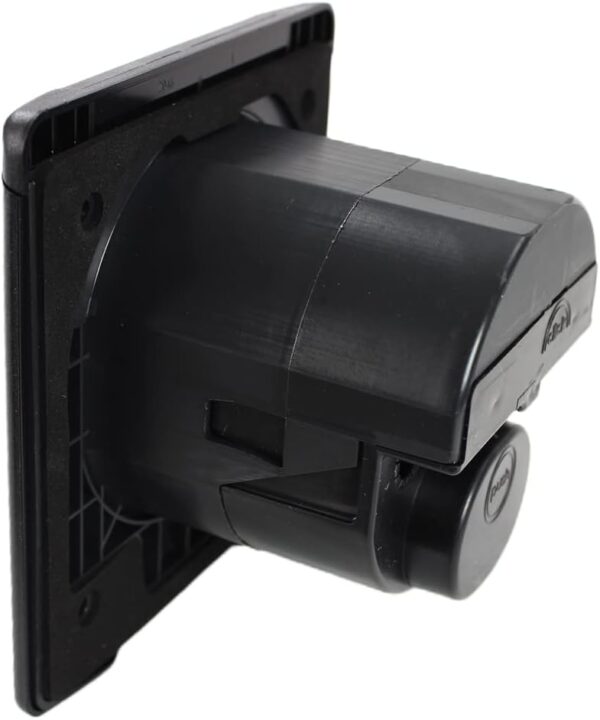 Toma Ext. 220V Cuadr. Magnetic Negro - Imagen 3