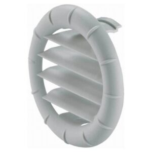 Boca Salida Aire Ext Gris Simple