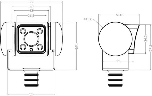 Camara Dometic Perfectview Cam 45 Nav - Imagen 3