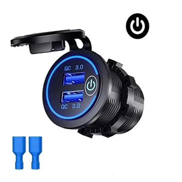 Toma Usb Doble 2Xqc3.0 36W C/Tapa - Imagen 3