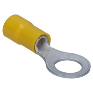Terminal Amarillo Plano 6mm