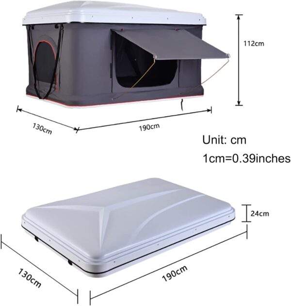 Tienda Techo Fibra Xl 215X145X95 - Imagen 3