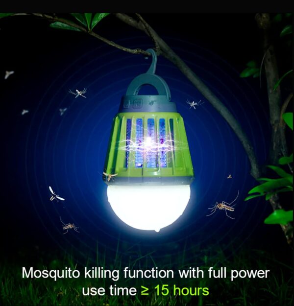 Lampara Mosquito Killer Portatil - Imagen 3