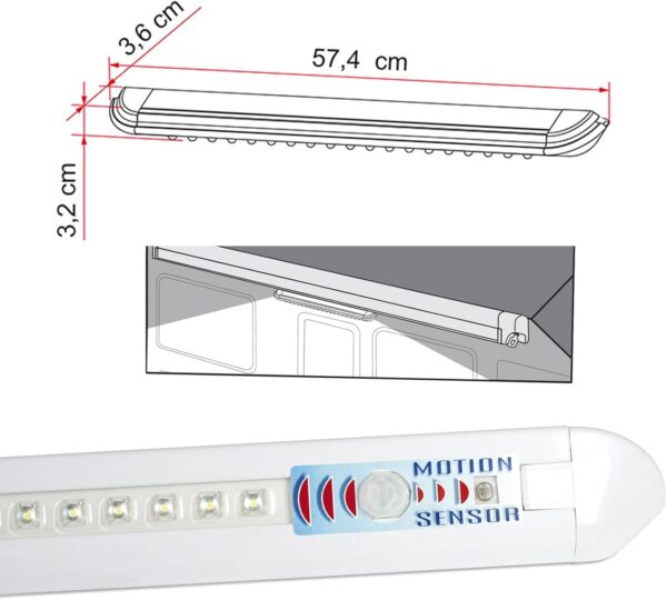 Lampara Led Fiamma Sensor Door Light - Imagen 4