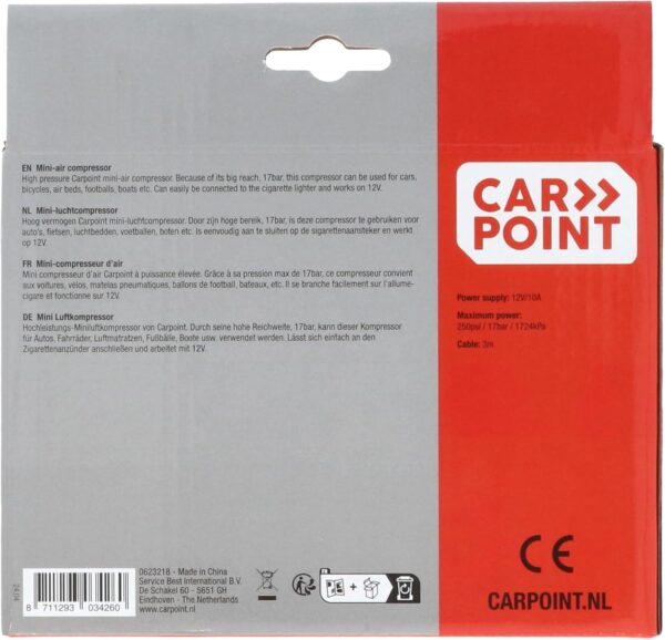 Compresor Aire Carpoint 12V - Imagen 5