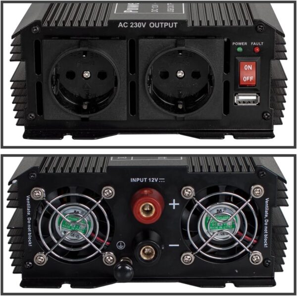 Convertidor 12/220/1500W - Imagen 4