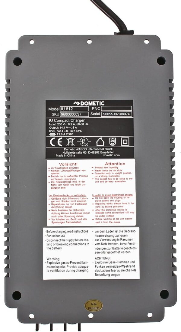 Cargador Dometic Perfectcharge Iu 812 - Imagen 5