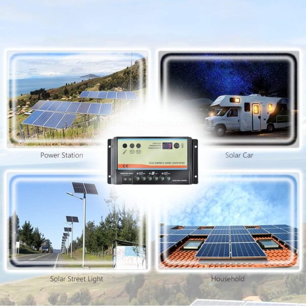Regulador Solar Duo Led 20A 12V/24V - Imagen 4