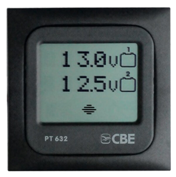 Indicador Batería Dual Digital Gris Oscuro PT632 - Imagen 2