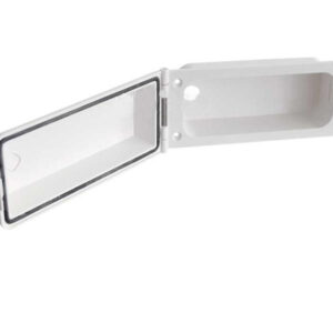 Toma Vacia C/Tapa Blanca Rectangular