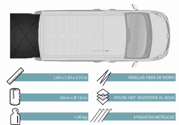 Avance Trasero Trafic/Vivaro/Custom Doble Puerta - Imagen 8