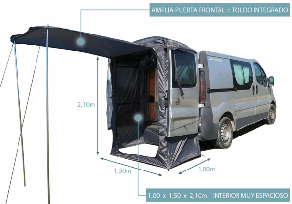 Avance Trasero Trafic/Vivaro/Custom Doble Puerta - Imagen 4