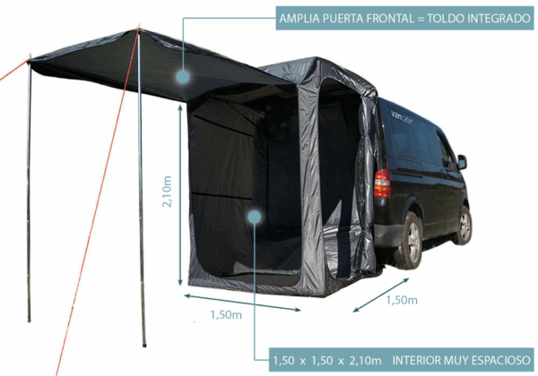 Avance Trasero VW T5/T6 Vancabin Porton - Imagen 3