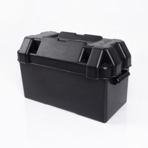 Caja Bateria Negra Con Cincha 45X23X27