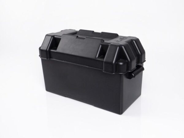 Caja Bateria Negra Con Cincha 45X23X27