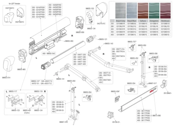Tapa F45I 250-400 P.W. - Imagen 3