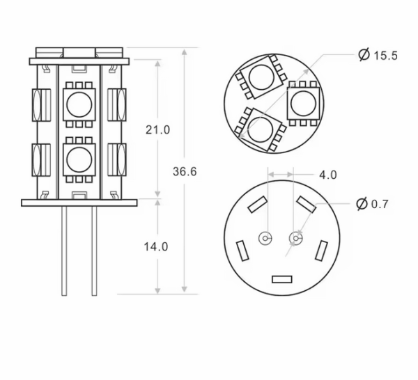 Led G4 Torre 12V - Imagen 3