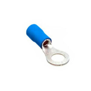 Terminal Azul Plano 6mm