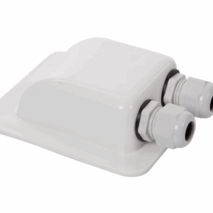Cruza Cascos Placa Solar Doble Blanco