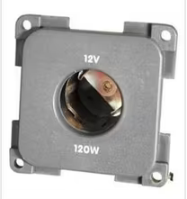 Enchufe 12V Auto Gris Oscuro