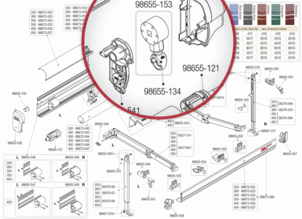 Ojal Molinete F45/F65/F70 - Imagen 2