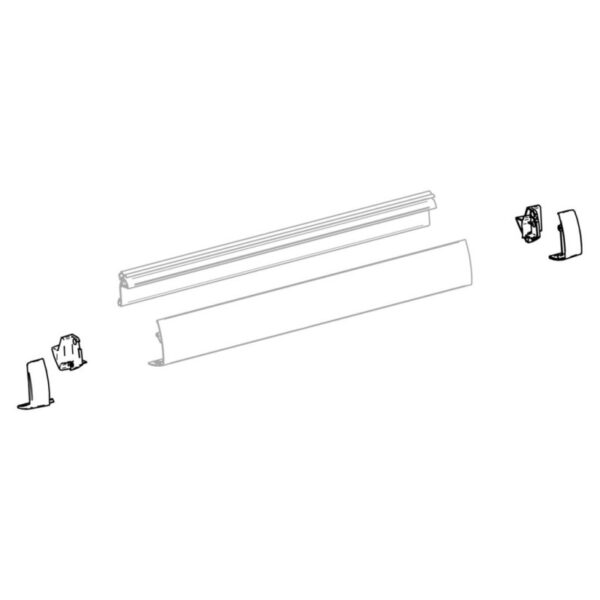 Tapa Frontal Der+Izq Omnistor 5102 Negro - Imagen 3
