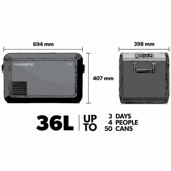 Nevera Dometic Coolfreeze CFX3 35 - Imagen 4