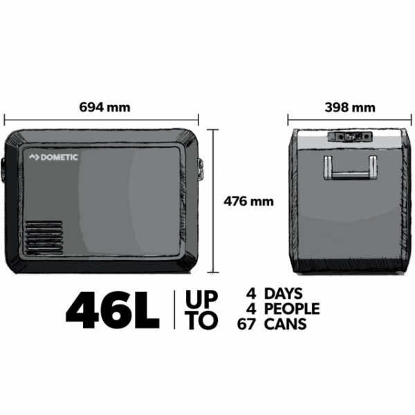 Nevera Dometic Coolfreeze CFX3 45 - Imagen 3