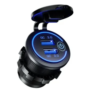 Toma Usb Doble 2Xqc3.0 36W C/Tapa