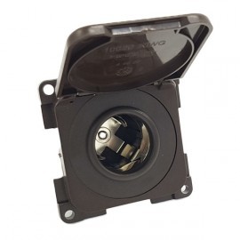 Enchufe 12V Auto C/Tapa Marron