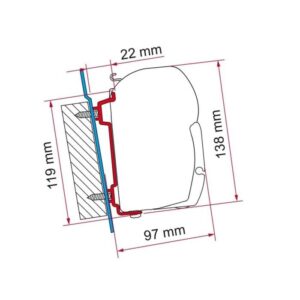 Kit F45 Ford Transit H2 / H3 98655-741