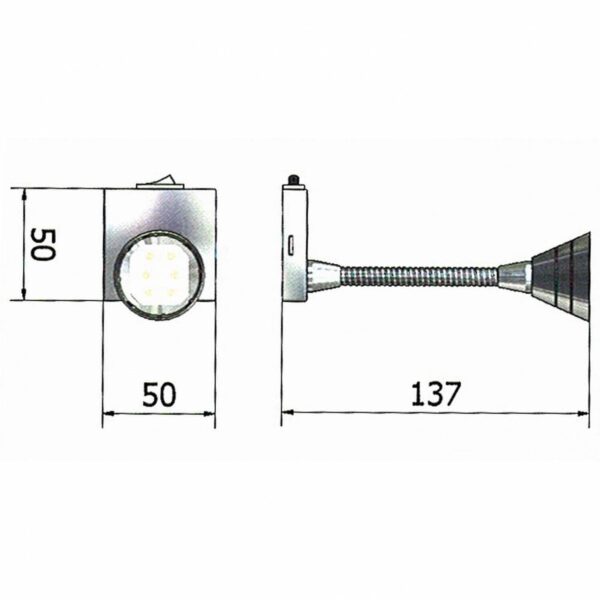 Foco Led Flexible Tulipan 2,2 W - Imagen 2