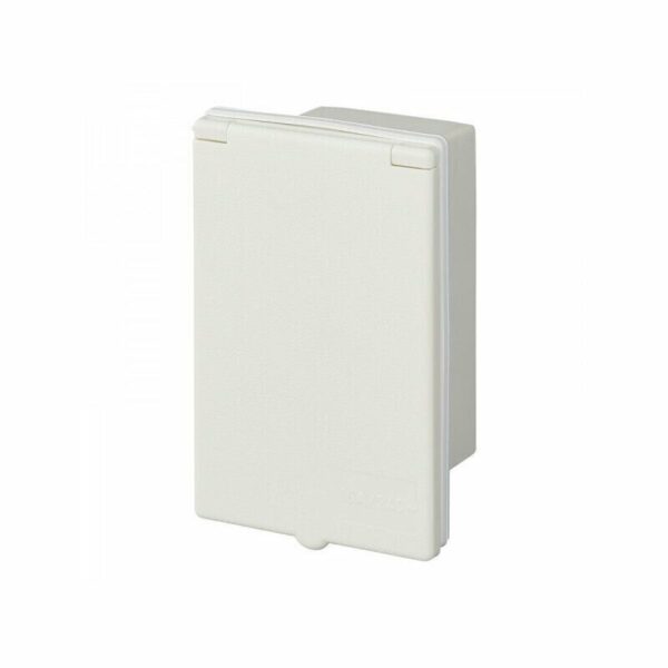 Tapa Toma 220V Rectangular Blanca