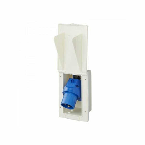 Tapa Toma 220V Rectangular Blanca
