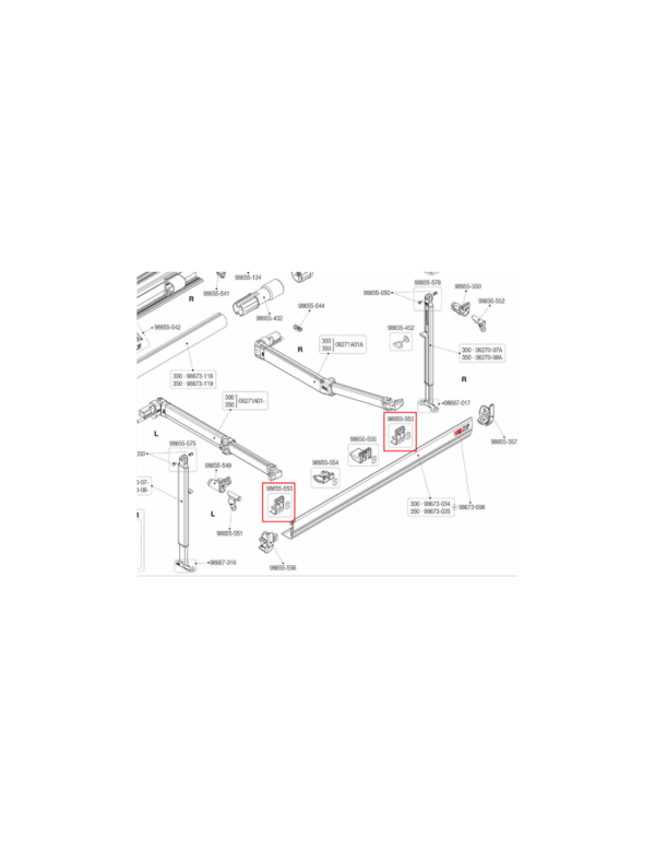 Kit Soporte Pata A Tapa Frontal F45S - Imagen 2