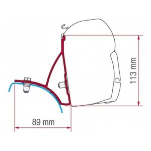 Kit F45 Trafic/Vivaro/Primastar 2001-2015
